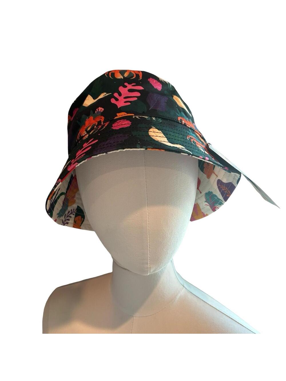 Disney Little Mermaid Bucket Hat Reversible Adult OSFM Ariel Under Sea